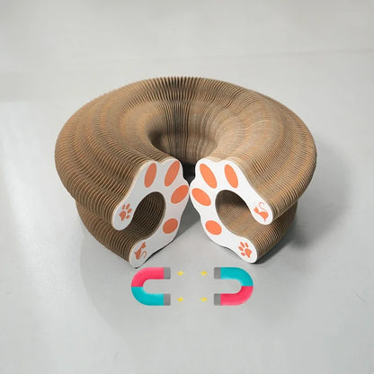 Durable Cat Toy Cat Accordion Magic Organ Cat Scratching Board Cat Toy Ball Scratch Pad Cat Scratcher Kitty Kurlz